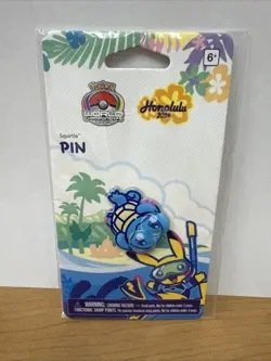 Pokemon Worlds 2024 Honolulu Squirtle Pin - Image 1