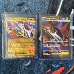 Mega Latias ex 163/132 Ultra Rare Full Art Pokemon Mega Evolution Pack Fresh 100 - Image 2