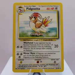Pokemon TCG - Pidgeotto 22/102 Base Set Rare WOTC 1999 - EXC/NM - Image 2
