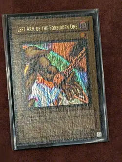 Yugioh Left Arm of the Forbidden One LOB-123 Unlimited WAVY Deep Waves HTF 💎 - Image 3