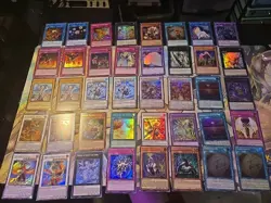 YUGIOH TCG | 40 Card Mixed Modern Yugioh HOLO Lot LP-NM - Image 1
