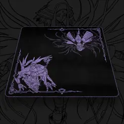 The Dark Construct | Ultraglide Jet Black x Starlight Pvramid 2P Playmat Yugioh - Image 2