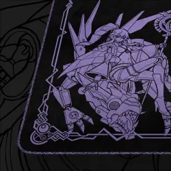 The Dark Construct | Ultraglide Jet Black x Starlight Pvramid 2P Playmat Yugioh - Image 4