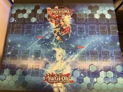 Yugioh 2011 Blue Zexal OTS Official Four 4 Player Playmat 6 Feet Table 60x27 - Image 3