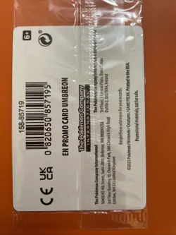 Pokemon Umbreon - 130/197 - Obsidian Flames Gamestop Stamped Sealed Promo Card - Image 3