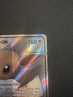Pokemon Eevee GX TCG Full Art Holo Rare Black Star Promo Card SM242 - Image 3