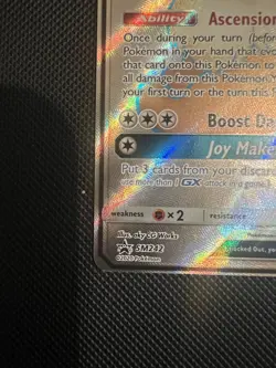 Pokemon Eevee GX TCG Full Art Holo Rare Black Star Promo Card SM242 - Image 4