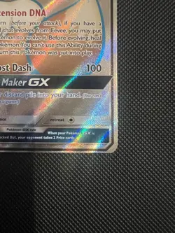 Pokemon Eevee GX TCG Full Art Holo Rare Black Star Promo Card SM242 - Image 5