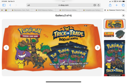 2024 Pokemon TCG Trick or Trade Booster Bundle - 35 Mini Halloween Packs 3 Cards - Image 1