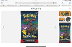 2024 Pokemon TCG Trick or Trade Booster Bundle - 35 Mini Halloween Packs 3 Cards - Image 4