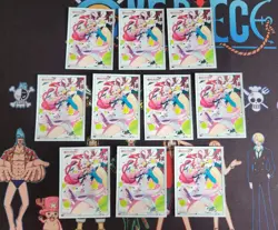 ONE PIECE TCG Official Card Sleeves Standard Uta Performing PACK OF 10 UNUSED - Image 1