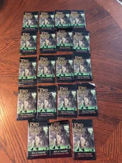 82 Packs Decipher Lord of the Rings Trading Card Game Battle Helm's Deep Fellows - Image 2