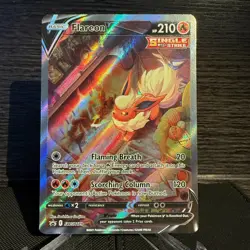 Flareon V SWSH179 SWSH: Sword & Shield Promo Cards Holo PSA Worthy - Image 1