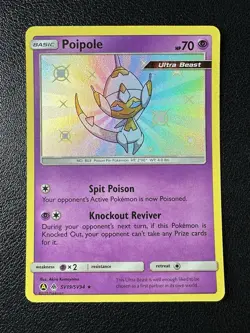 Pokemon Hidden Fates: Shiny Vault Poipole Holo Rare Card SV19/SV94 NM - Image 1
