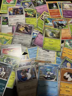 1 S&V Sleeve Pack + 100 Pokemon Card Lot With Full Art Guarantee - Image 4