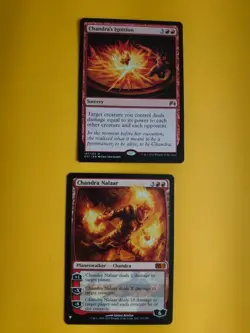 Chandra Nalaar & Chandra's Ignition origins red MTG 2 Card. - Image 1