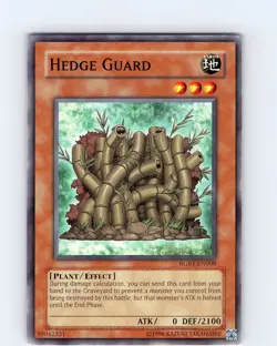Yu-Gi-Oh TCG Hedge Guard RGBT-EN008 Unlimited Regular Common Card LP - Image 1