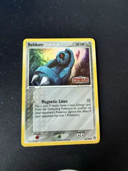 Beldum 45/108 Reverse Holo Foil Stamped Ex Power Keepers Pokemon Card - Image 1