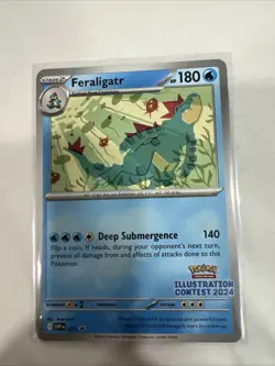 Feraligatr - 213 (Illustration Contest 2024) 213 Sv: Scarlet & Violet Promo Card - Image 1