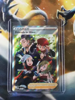 Friends In Hisui 148/159 Full Art Crown Zenith Card Gallery Pokemon TCG NM - Image 1