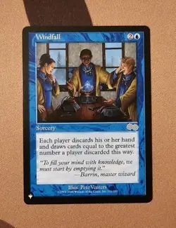 MTG Windfall x1 NM from The List Reprints - Image 1