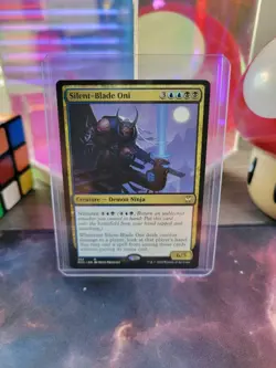 Silent-Blade Oni Magic The Gathering Streets Of New Capenna Regular Rare NM - Image 1