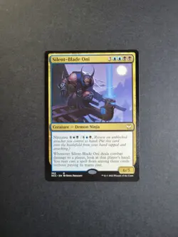 Silent-Blade Oni Magic The Gathering Streets Of New Capenna Regular Rare NM - Image 2