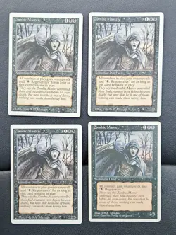 4x Zombie Master - Revised 3x - 4th Edition 1x - LP/NM - RARE!! - Image 1