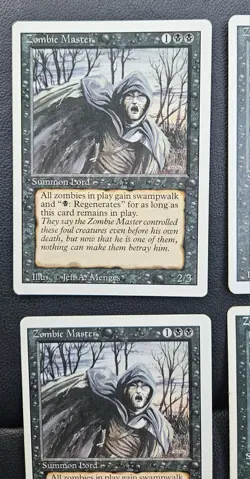 4x Zombie Master - Revised 3x - 4th Edition 1x - LP/NM - RARE!! - Image 2