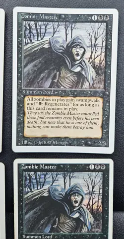 4x Zombie Master - Revised 3x - 4th Edition 1x - LP/NM - RARE!! - Image 4