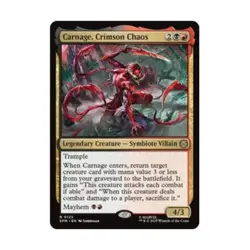 WOTC Marvel's Spider-Man Carnage, Crimson Chaos (R) (Foil) NM - Image 1