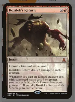 Kozilek's Return - Oath of the Gatewatch - Magic: The Gathering - MTG - Image 1