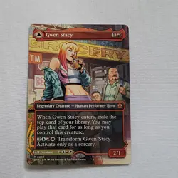 Gwen Stacy / Ghost-Spider 2025 Magic the Gathering Spider-Man Mythic 0202 - Image 1
