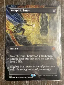 Vampiric Tutor (Borderless) Dominaria Remastered Regular - Image 1