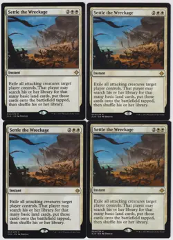 MTG 4X Settle the Wreckage X4 Ixalan Magic - NM - Image 1