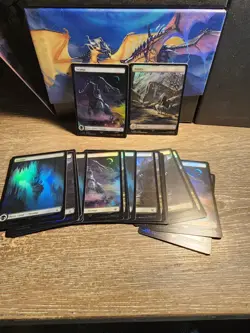 20 - Foil Full Art Lands Swamp Mixed Set Magic The Gathering NM/M Random - Image 1