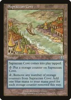 2x Saprazzan Cove Mercadian Masques HP MTG - Image 1