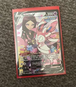 🌟 Sylveon V TG14/TG30 Trainer Gallery Full Art Pokemon Card - Brilliant Stars - Image 1