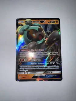 Pokemon TCG SM59 Marshadow GX Foil Promo Black Star Rare - Image 1