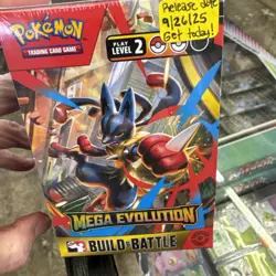 Pokemon Mega Evolution Build And Battle Kit Sealed Ships Tomorrow - Image 1