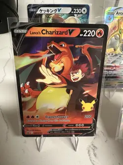 TCG Pokemon Card Lot (5) Charizard Lugia Arceus - Image 3