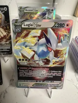 TCG Pokemon Card Lot (5) Charizard Lugia Arceus - Image 4