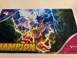 Raging Bolt League Cup Champion Playmat Pokemon - Image 1