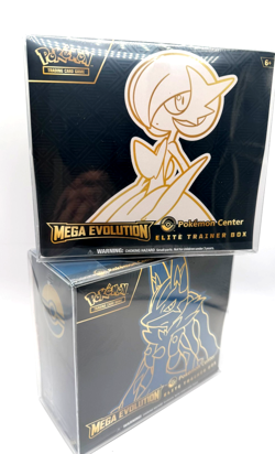 Pokemon Center Mega Evolution Gardevoir & Lucario ETB Elite Trainer Box Set Of 2 - Image 1