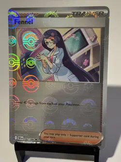 Fennel 82/086 Near Mint SV11B: Black Bolt POKEBALL Holo 2025 Pokemon TCG Trainer - Image 1