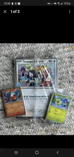 Thai Pokemon TCG scarlet&violet paradox rift Sprigatito Fuecoco 10 Booster Packs - Image 4