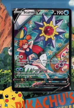Pokemon TCG Starmie V TG13/TG30 Swsh10: Astral Radiance Trainer Gallery LP - Image 1