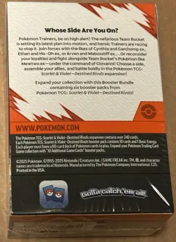 Pokemon Scarlet & Violet Destined Rivals Booster Bundle Box Sealed - Image 4