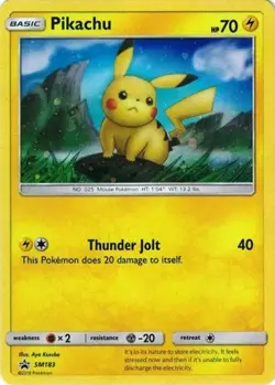 Pikachu (#SM183) - Holofoil SM - Promos MP Pokemon - Image 1