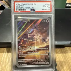 2024 Pokemon S&V Surging Sparks Mesprit Illustration Rare PSA 10 Gem Mint #204 - Image 1